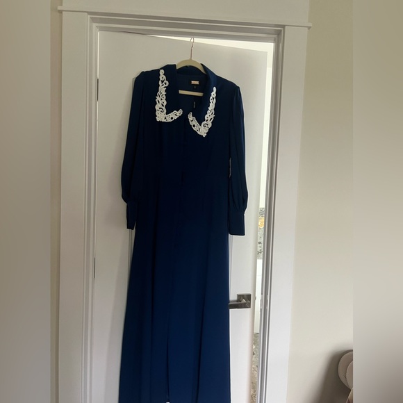 Navy maxi dress - Picture 2 of 3